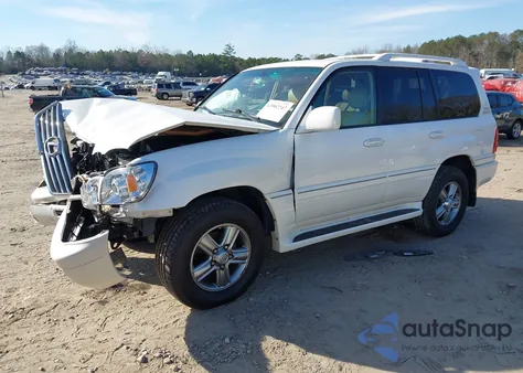 2006 Lexus Lx 470 from USA, damaged, VIN JTJHT00WX64017496